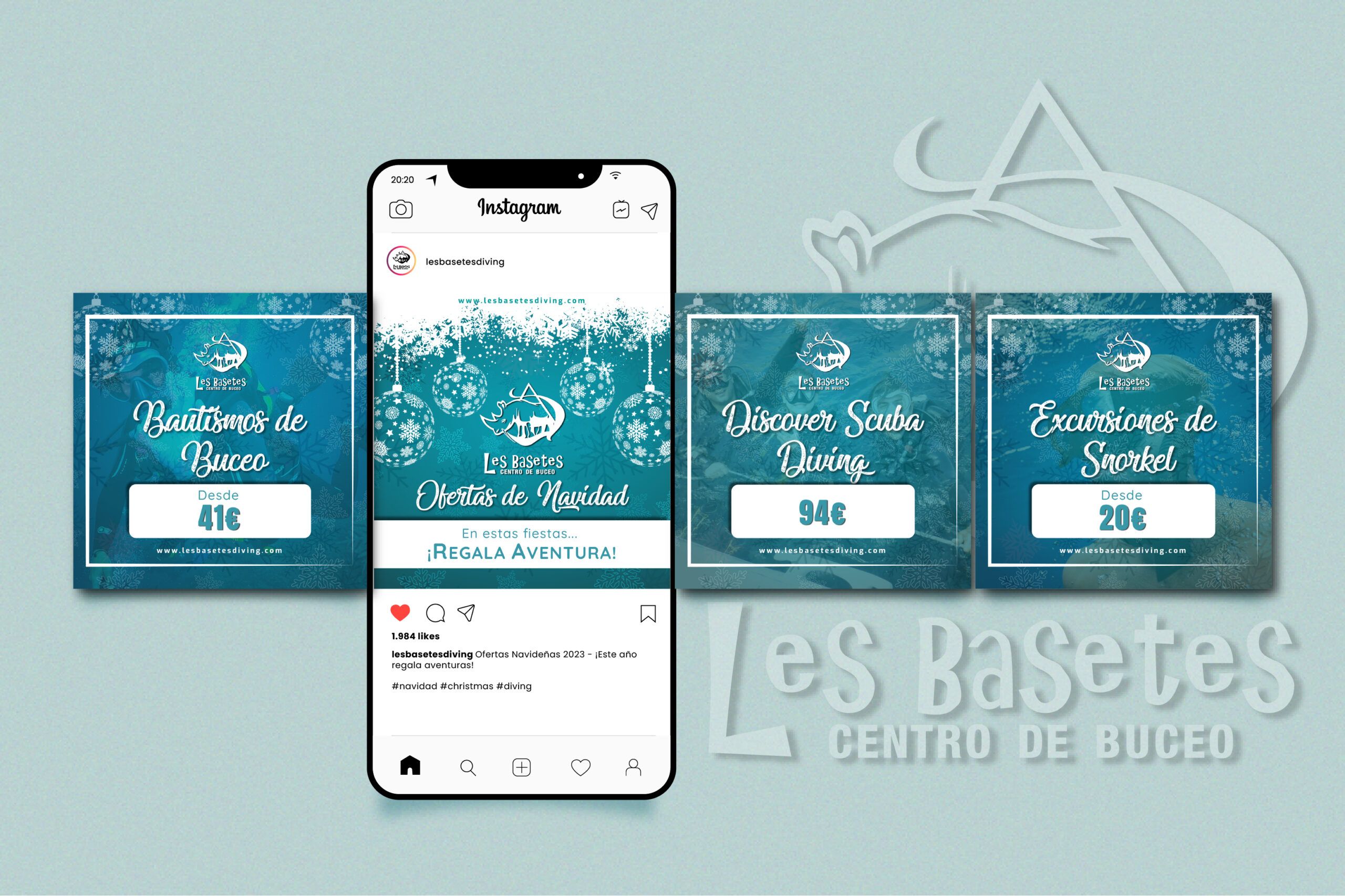 Les Basetes Insta Mockup