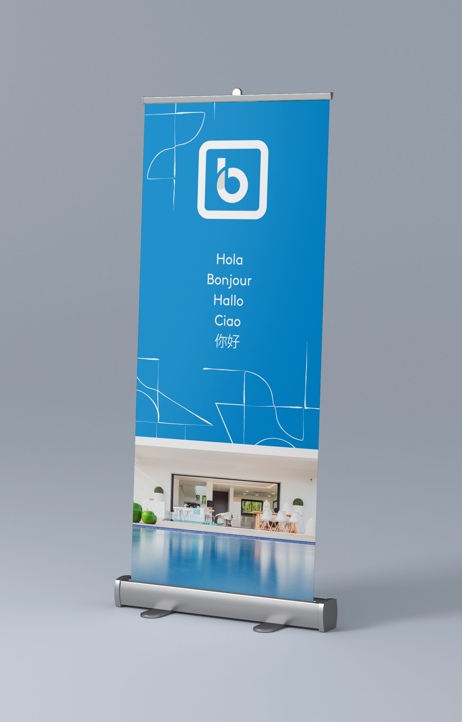 BLUE SQUARE PORTFOLIO 27 Mockups Design