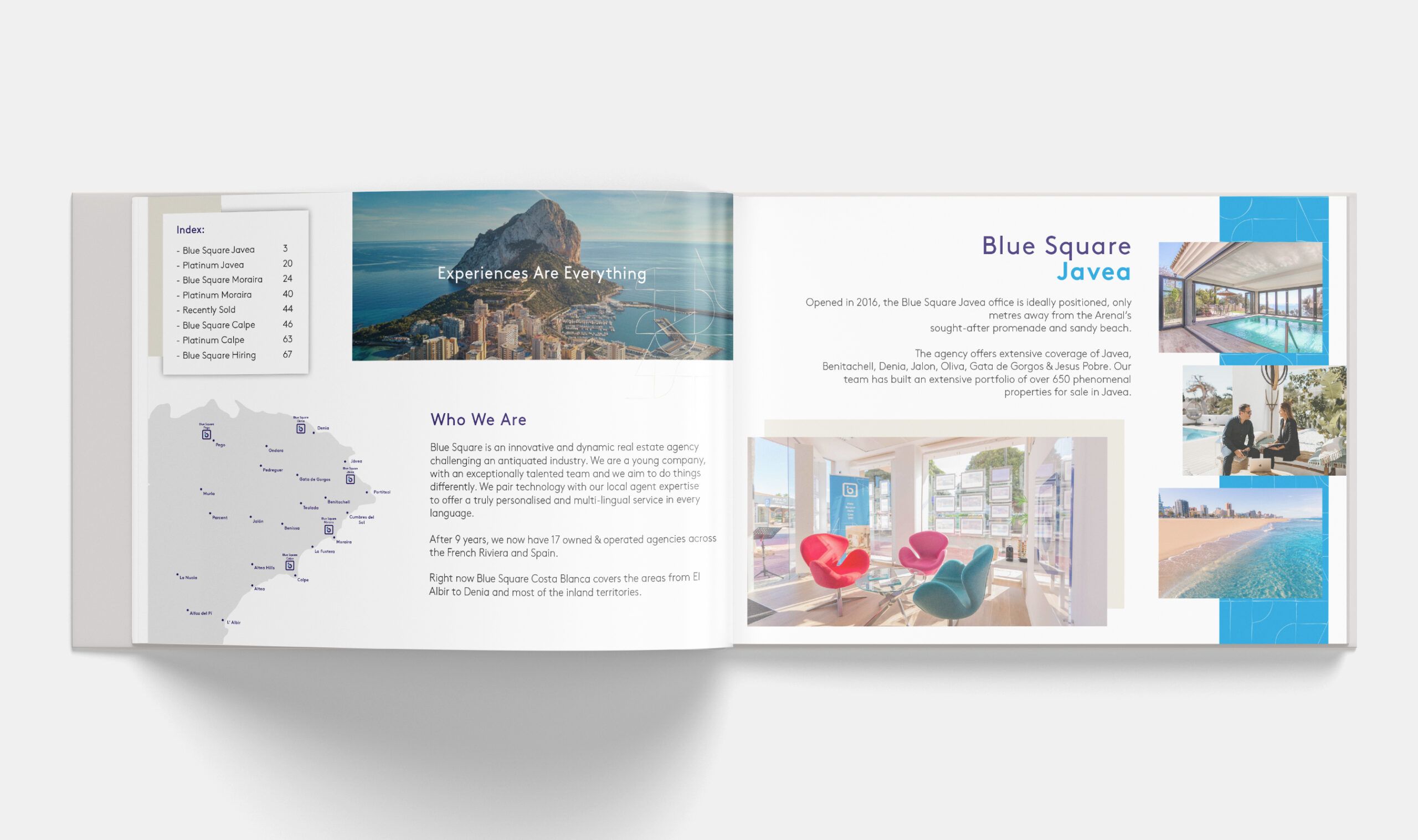 BLUE SQUARE PORTFOLIO 22 Mockups Design