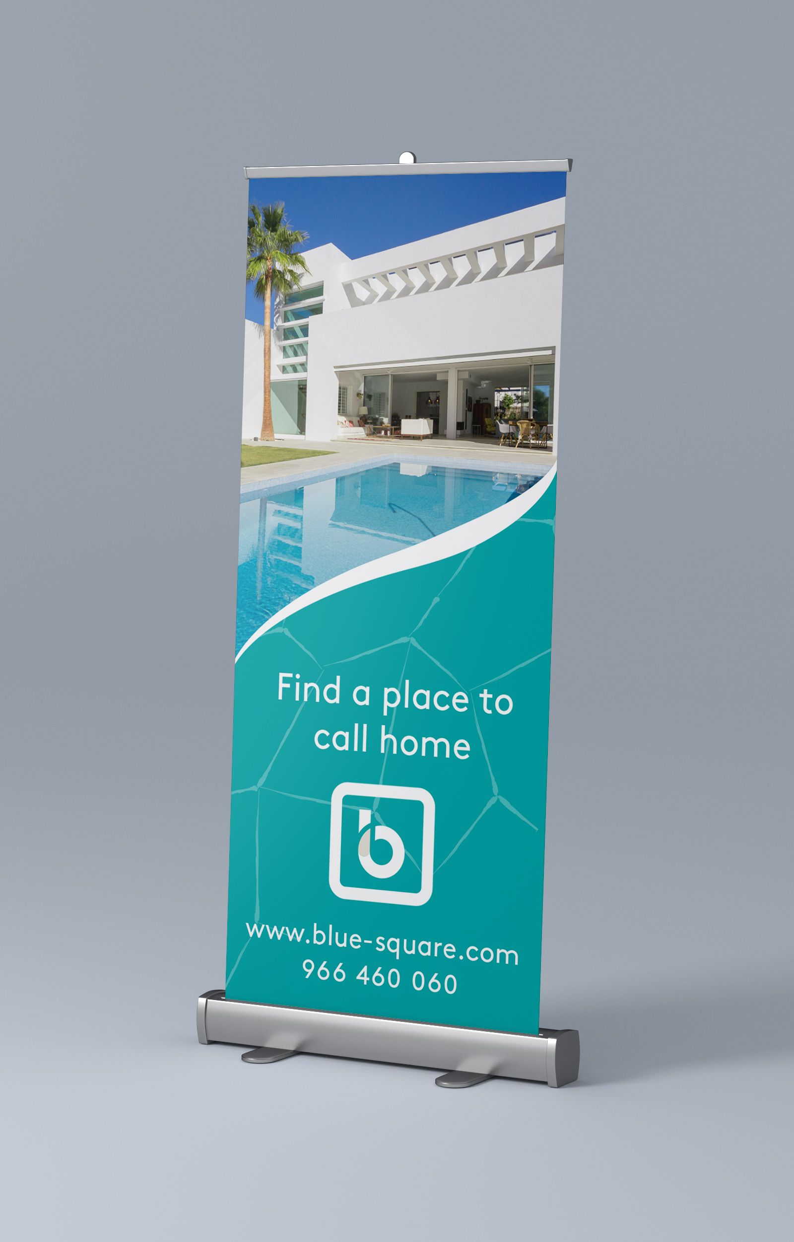 BLUE SQUARE PORTFOLIO 28 Mockups Design