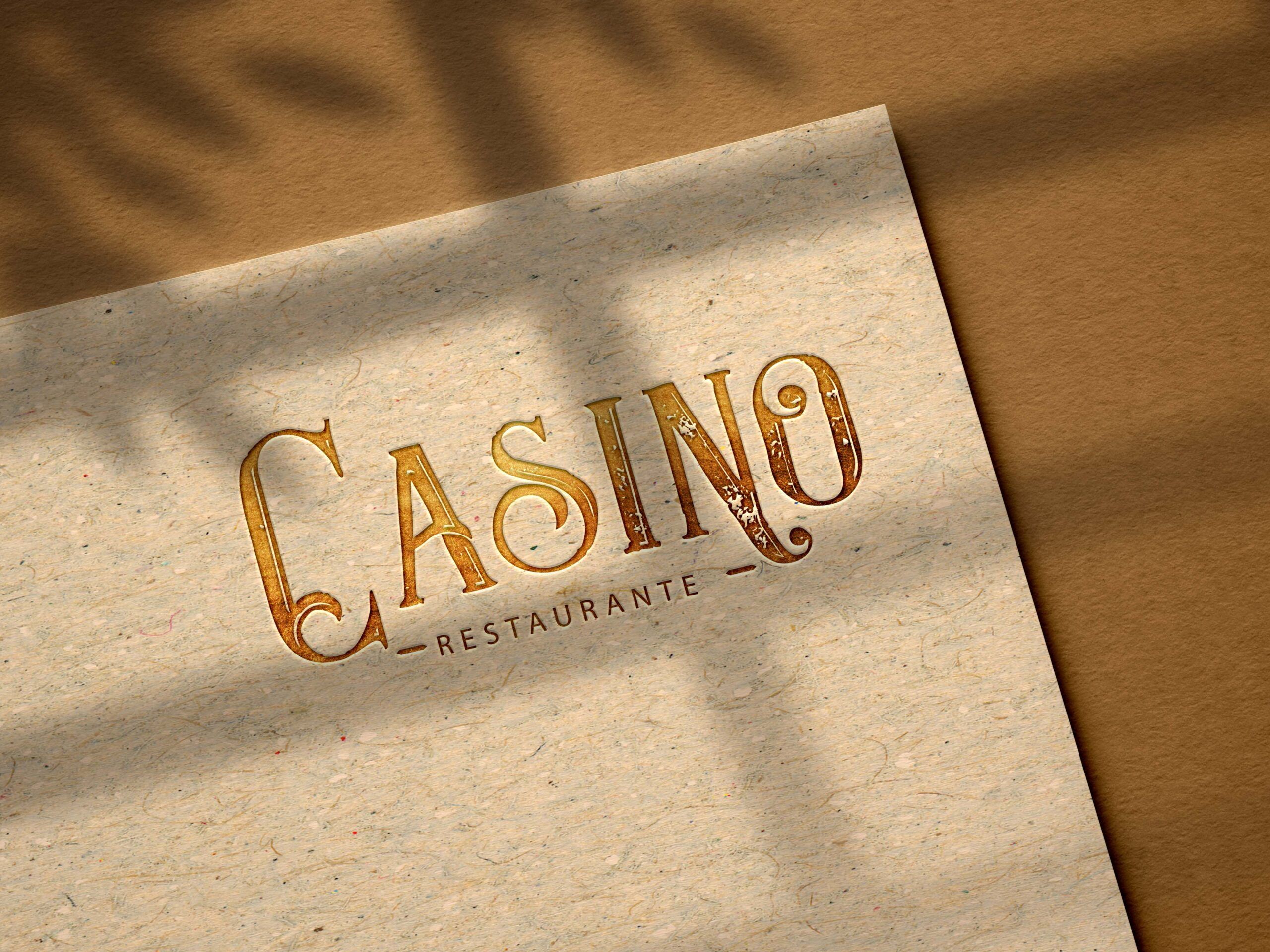 Casino Logo Mockup