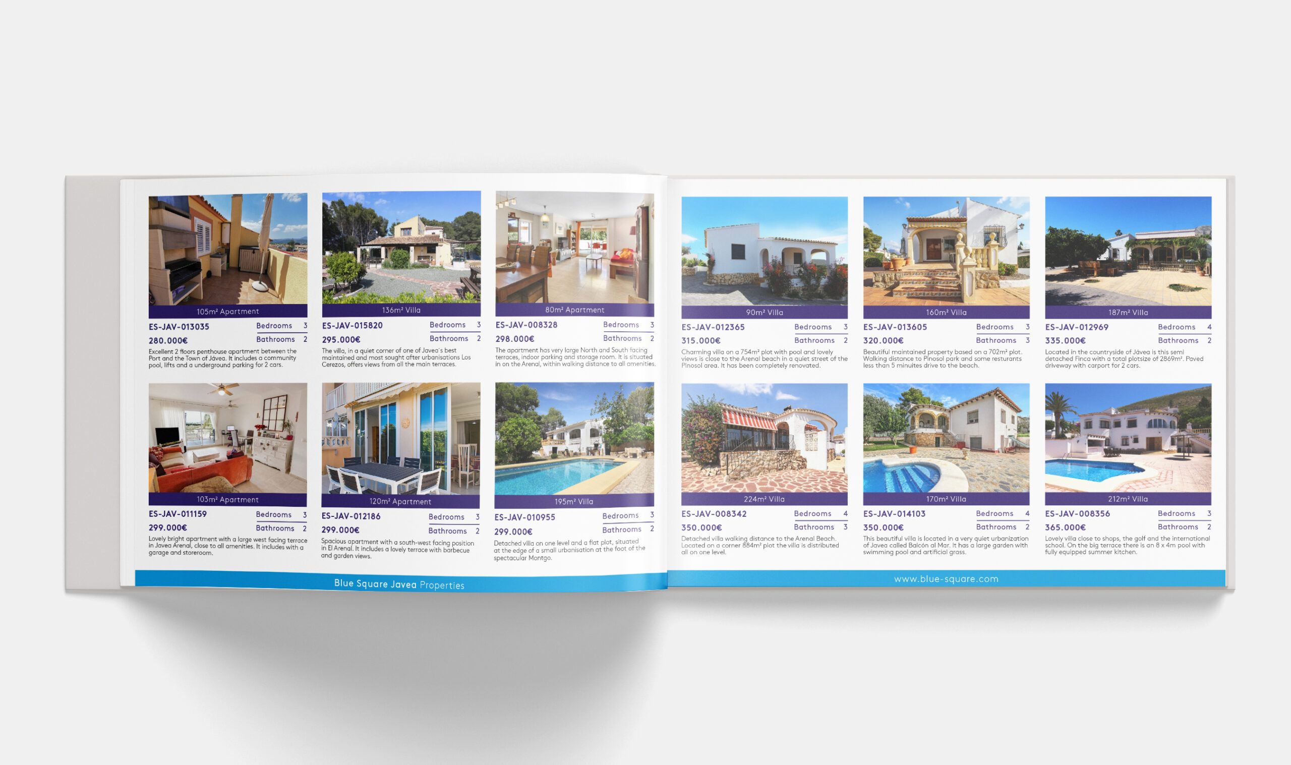 BLUE SQUARE PORTFOLIO 20 Mockup