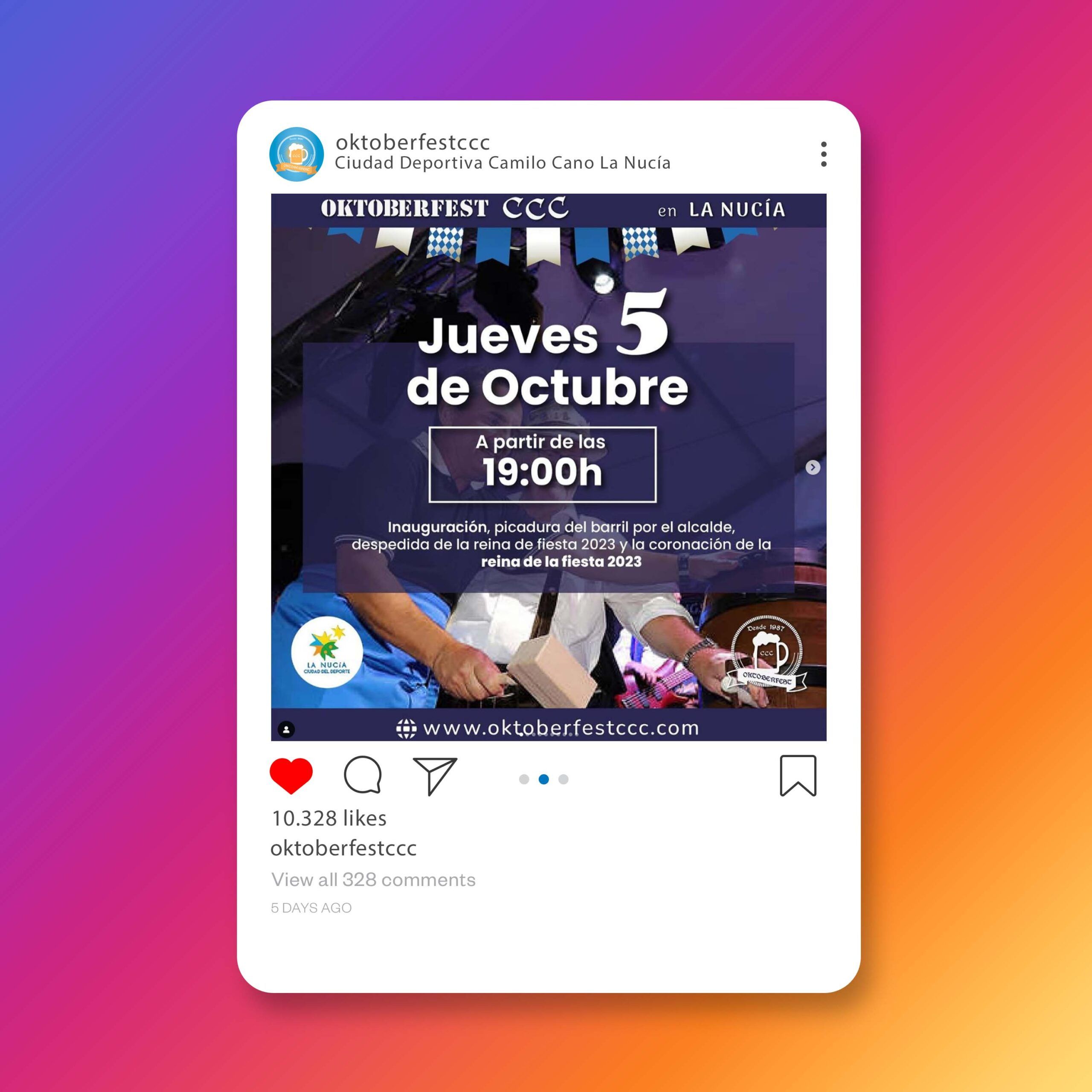 OKTOBERFEST PORTFOLIO 21 Oktoberfest InstaPost Mockup